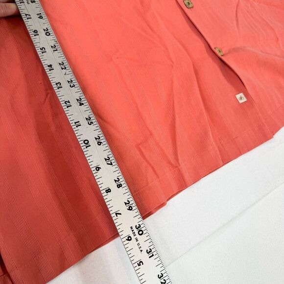 Paradise Collection Shirt Mens XXL Fine Washable Silk Short Sleeve Button Up new - Picture 6 of 9